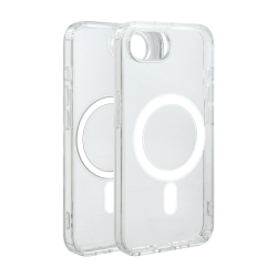  Compatible with iPhone 16e Case Clear, Shockproof Soft Slim Magnetic Phone Case, Compatible with MagSafe Anti-Yellowing