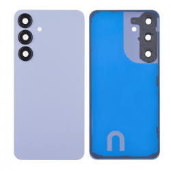  Back Cover with Camera Glass Lens and Adhesive Tape for Samsung Galaxy S25 Plus 5G S936 (for SAMSUNG) - Icy Blue