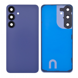  Back Cover with Camera Glass Lens and Adhesive Tape for Samsung Galaxy S25 Plus 5G S936 (for SAMSUNG) - Navy