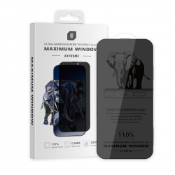  Privacy Screen Protector for iPhone 15 Pro, 25° Anti Spy Tempered Glass Film, Full Coverage, Anti-Scratch, 9H Hardness, Military Grade Protection, 99.99% HD, Sensitive Touch (Retail Packaging)