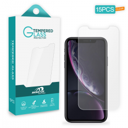  [15 Pack] Tempered Glass Screen Protector for iPhone XR/ 11