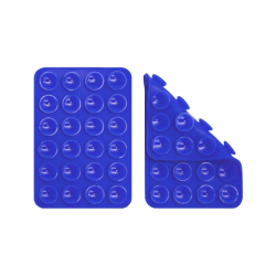  Silicone Suction Cups Phone Holder Mount for iPhone/Android - Dark Blue
