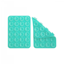  Silicone Suction Cups Phone Holder Mount for iPhone/Android - Dark Green