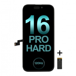  Premium Hard OLED Screen Digitizer Assembly Replacement with Portable IC for iPhone 16 Pro (120HZ)