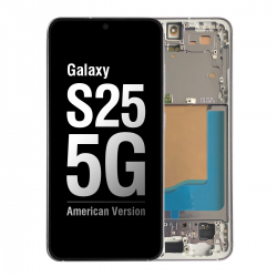  OLED Screen Digitizer Assembly with Frame for Samsung Galaxy S25 5G S931 (for America Version)(Premium) - Icy Blue