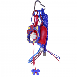 red heart keychain