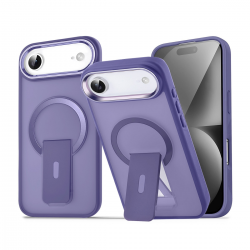  MagSafe Compatible iPhone  Air Case with Invisible Stand – Purple
