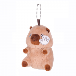   Cute Capybara Slap Doll Plush Keychain – Adorable Hanging Toy