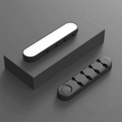  Desk Cable Organizer, Cord Clips USB Cable Holder - Classic Black