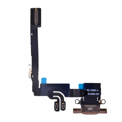  Charging Port with Flex Cable for iPhone 16 Pro - Desert Titanium