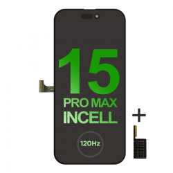  LCD Screen Digitizer Assembly Replacement With Portable IC for iPhone 15 Pro Max (Incell/ 120HZ)
