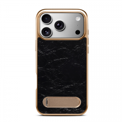  Genuine Leather A25+1 SYL Cowhide Case for iPhone 17 Pro – Black