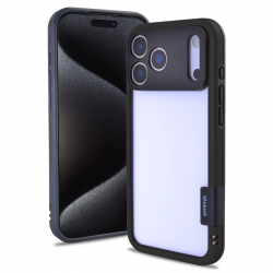  iPhone 17 Pro Premium Color Frame TPU+PC Case Black