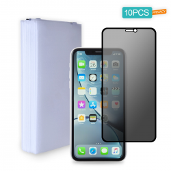  [10 Pack] Privacy Tempered Glass Screen Protector for iPhone XR/ 11