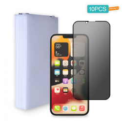  [10 Pack] Privacy Tempered Glass Screen Protector for iPhone 14 Plus/ 13 Pro Max