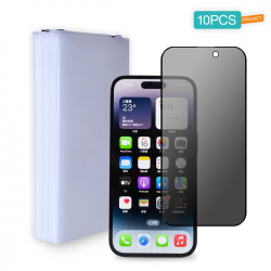  [10 Pack] Privacy Tempered Glass Screen Protector for iPhone 14 Pro