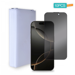  [10 Pack] Privacy Tempered Glass Screen Protector for iPhone 17/ 16 Pro