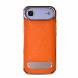  Genuine Leather A25+1 SYL Cowhide Case for iPhone Air – Orange