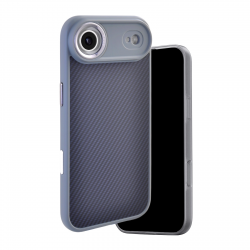  Gray iPhone Air MagSafe Case – Carbon Fiber Magnetic Protective Cover
