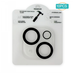  [10 Pack] Anti-Explosion Camera Lens Tempered Glass Protector for iPhone 15/ 15 Plus