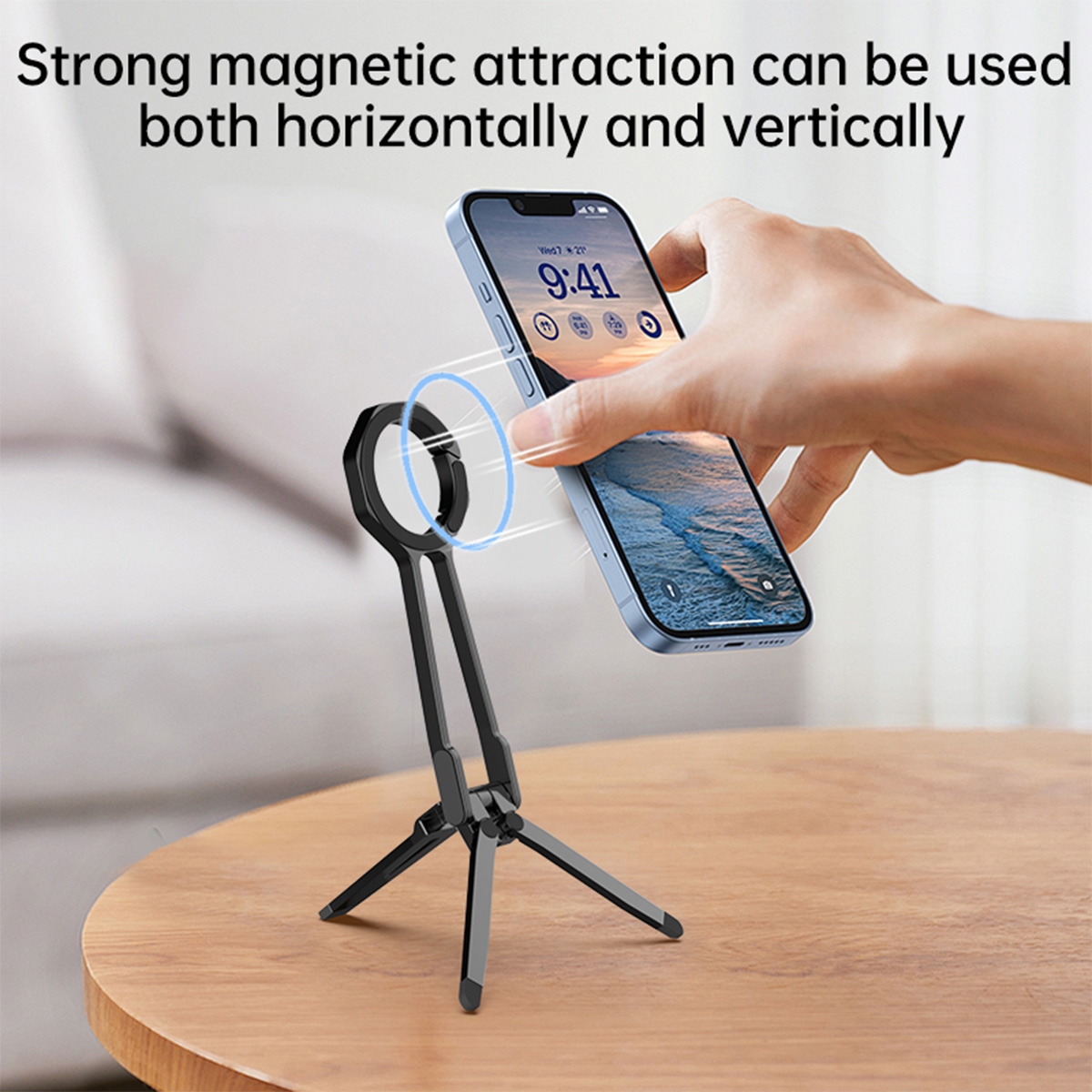 lightweight magnetic selfie tripod
