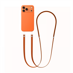 Quick Release Lanyard with Magnetic Head - Adjustable Crossbody Phone Strap Orange magnetic phone lanyard orange