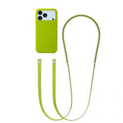 Quick Release Lanyard with Magnetic Head - Adjustable Crossbody Phone Strap Green magnetic phone lanyard green