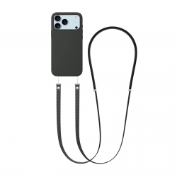 Quick Release Lanyard with Magnetic Head - Adjustable Crossbody Phone Strap Black magnetic head phone lanyard organizer