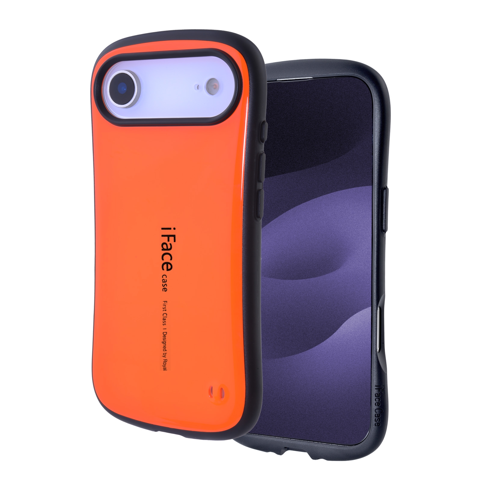 iphone air glossy case orange