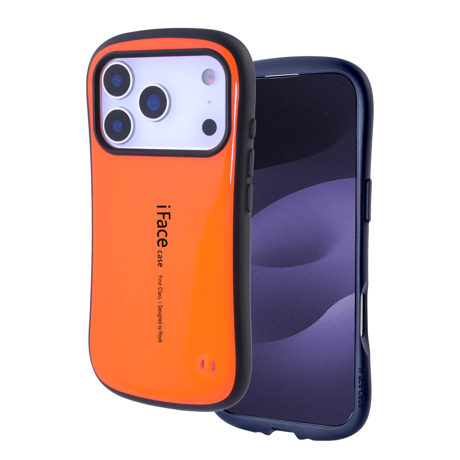 iphone 17 pro max glossy case orange