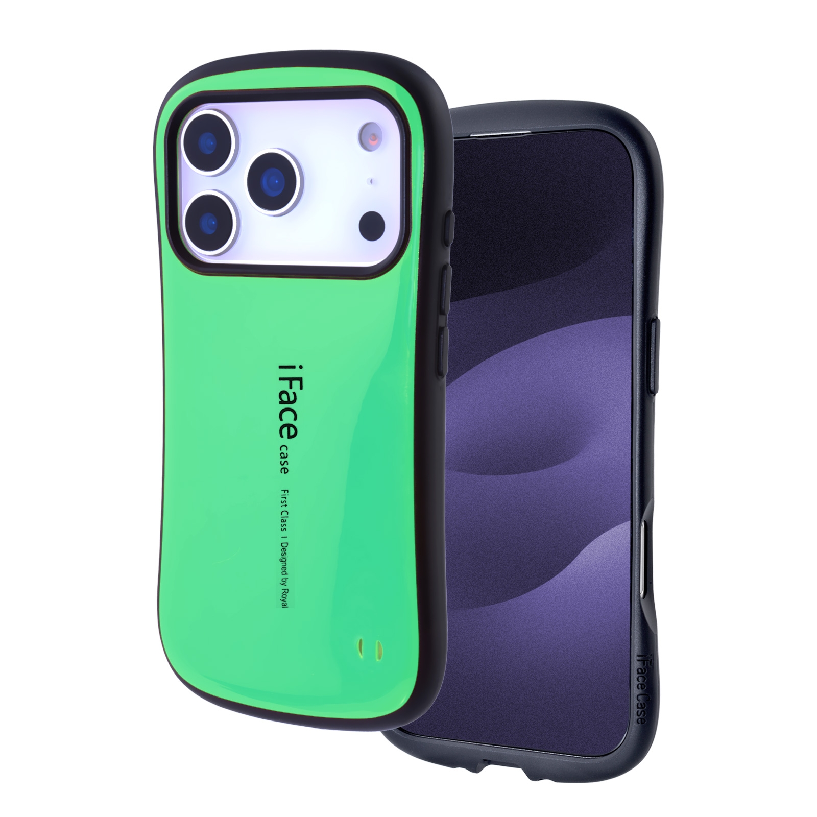 iphone 17 pro max glossy case green