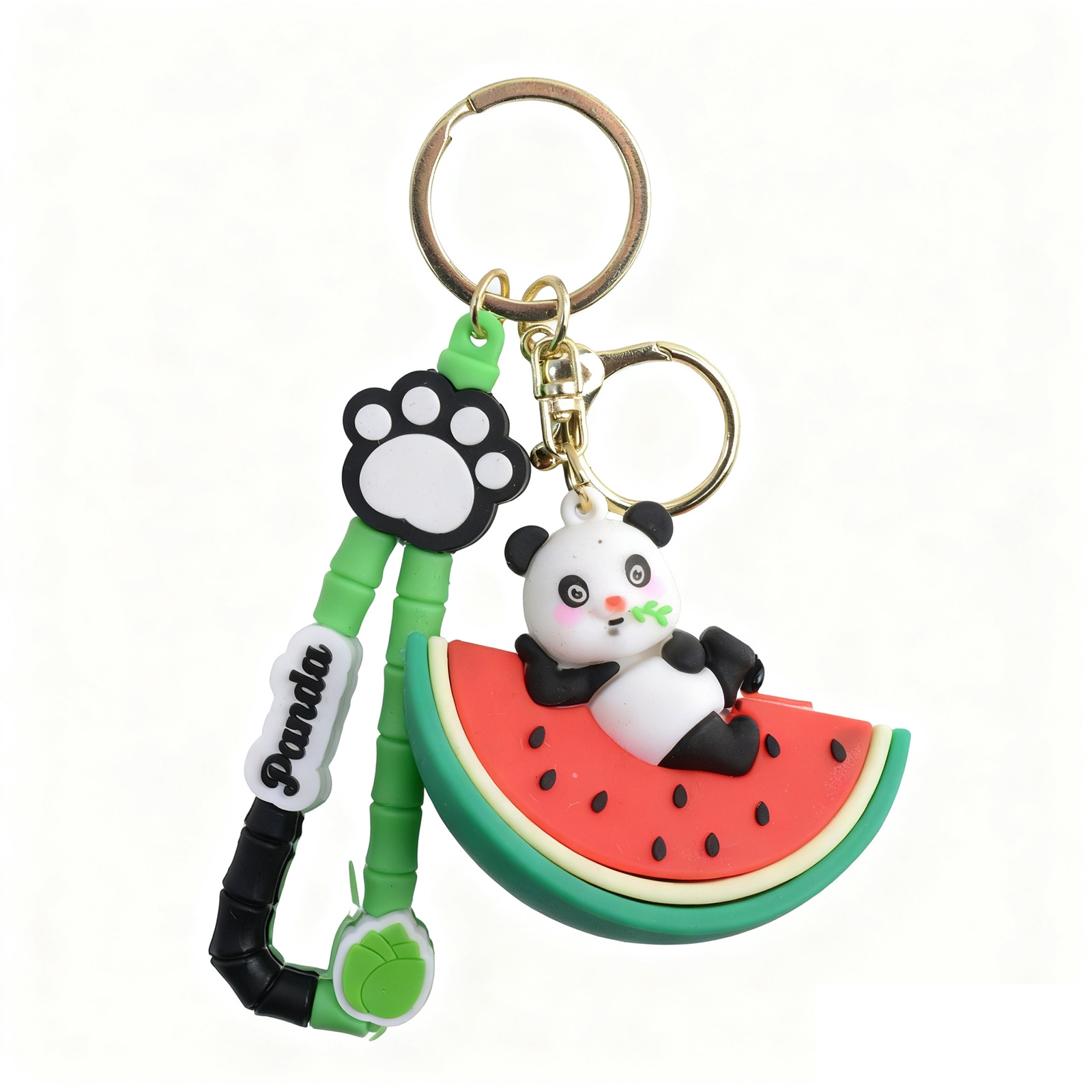 panda phone charm watermelon