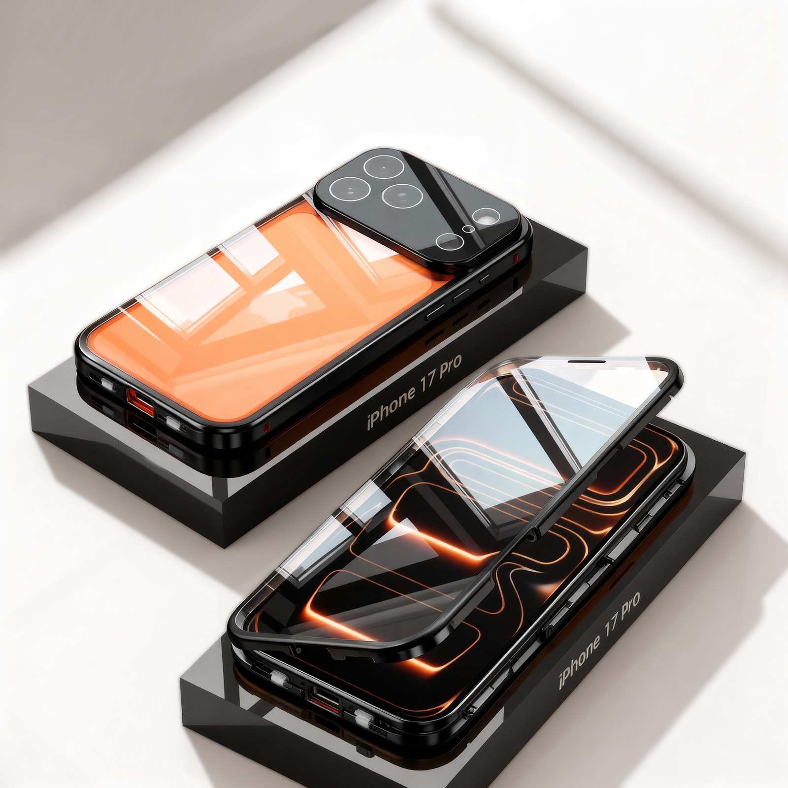 iPhone 17 Pro Metal Privacy Screen Case