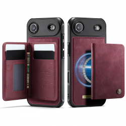  iPhone Air Magnetic Case with Card Holders, Red