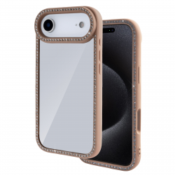  iPhone Air Double-Sided Rhinestone Case, Brown