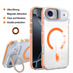  iPhone Air Magnetic Case with External Lens Cover, Orange