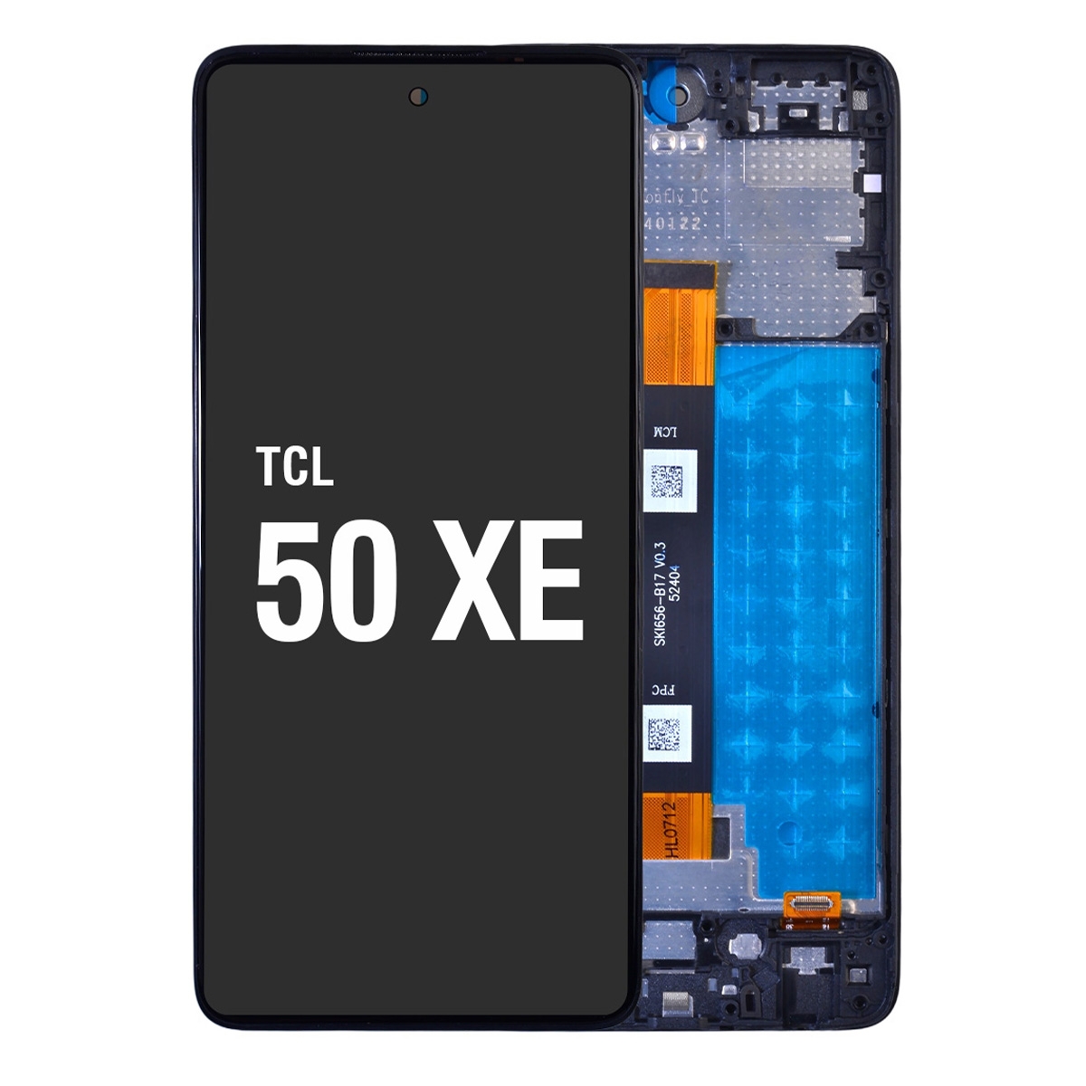 TCL 50 XE LCD Replacement Front Screen with Digitizer and Frame