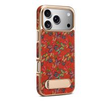  Butterfly Print Kickstand Case for iPhone 17 Pro Max, Butterfly Orange