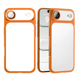  iPhone Air Electroplated PC Matte Hard Case, Orange