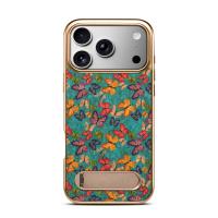  Butterfly Print Kickstand Case for iPhone 17 Pro Max, Butterfly Blue