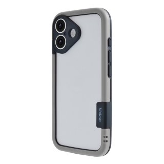 iPhone 16 Premium Color Frame TPU+PC Case, Gray