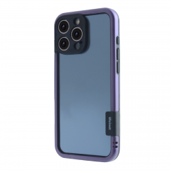  iPhone 16 Pro Max Premium Color Frame TPU+PC Case Purple