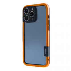  iPhone 16 Pro Max Premium Color Frame TPU+PC Case Orange