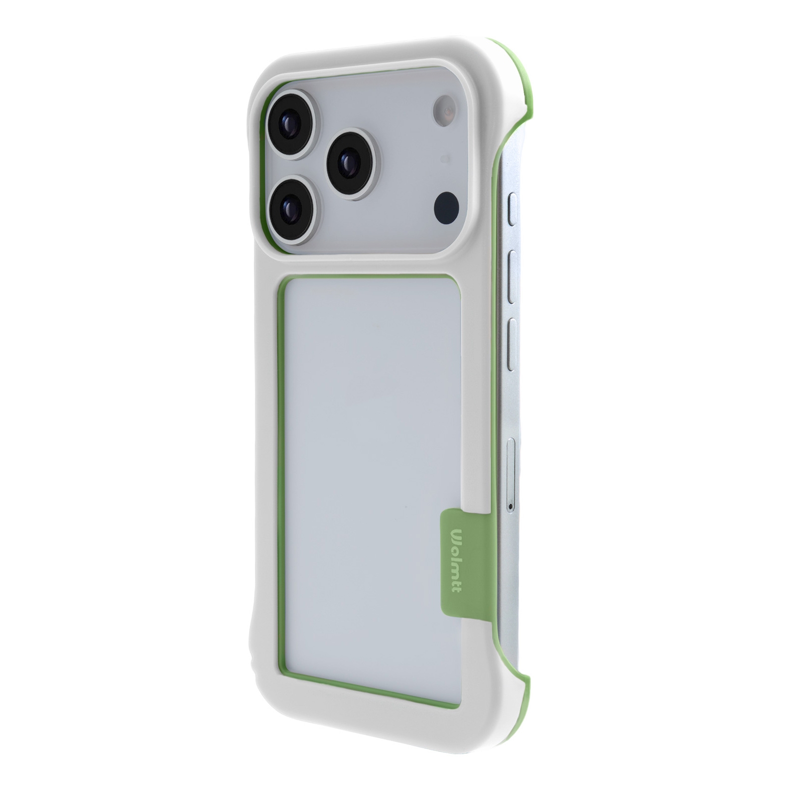 iPhone 17 Pro Max Frame Case with Vented Back for Enhanced Cooling, White