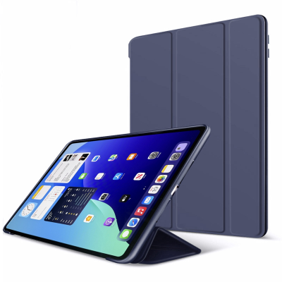  Slim Flip iPad Cover - Foldable Stand Function Front Cover for iPad Pro 13 2024/2025, Dark Blue