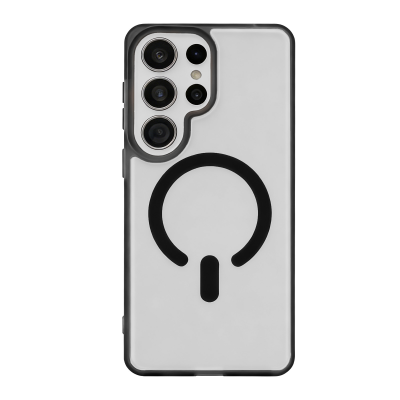  Matte Anti-Fingerprint Magnetic Phone Case for S26 Ultra, Black