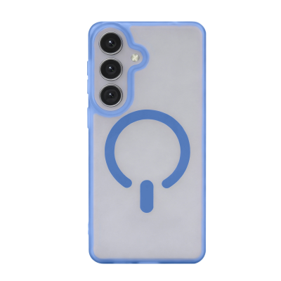  Matte Anti-Fingerprint Magnetic Phone Case for S26 Plus, Blue