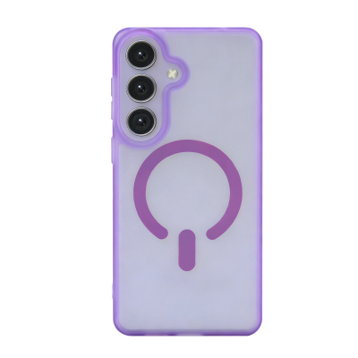  Matte Anti-Fingerprint Magnetic Phone Case for S26 Plus, Purple