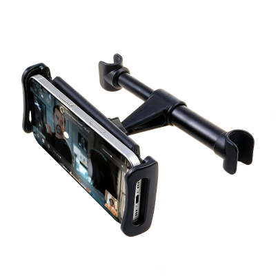  Backseat Car Phone Mount - Rotatable & Foldable Universal Holder - 3 Gen, Black