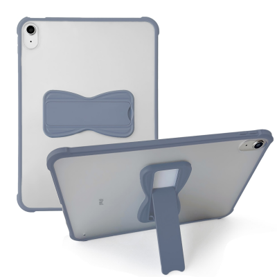  Clear iPad Case with Bow-Shaped Kickstand for  Air 4 / Air 5 10.9 Inch / Air 11 2024, Purple